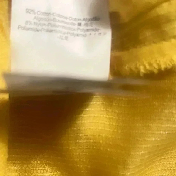 NWT Miss Sixty  mini yellow ruffle day 2 nite beach wedding sexy tiered dress S - Picture 5 of 5